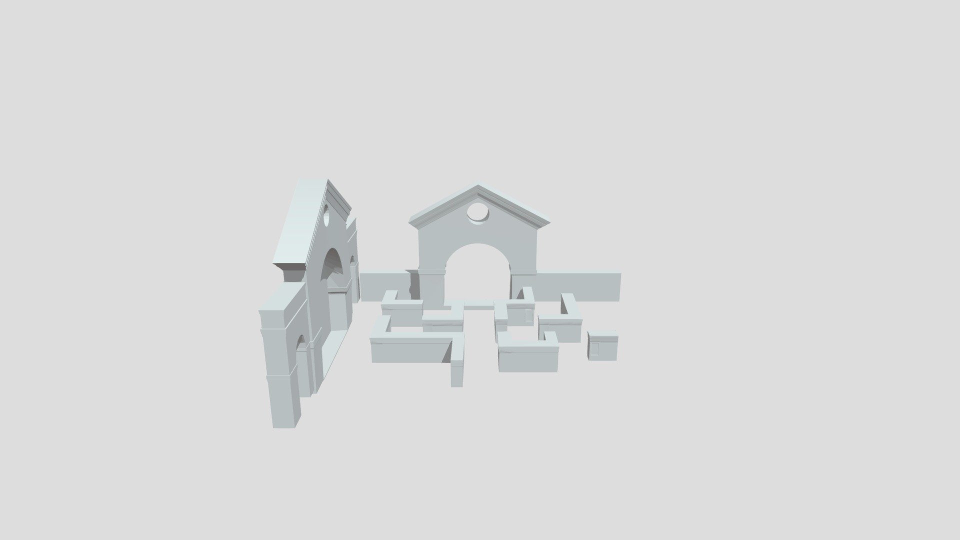 Garden Labrynth — Sketchfab embed 3D viewer