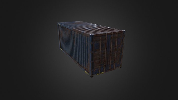 Cargo Container 3D Model