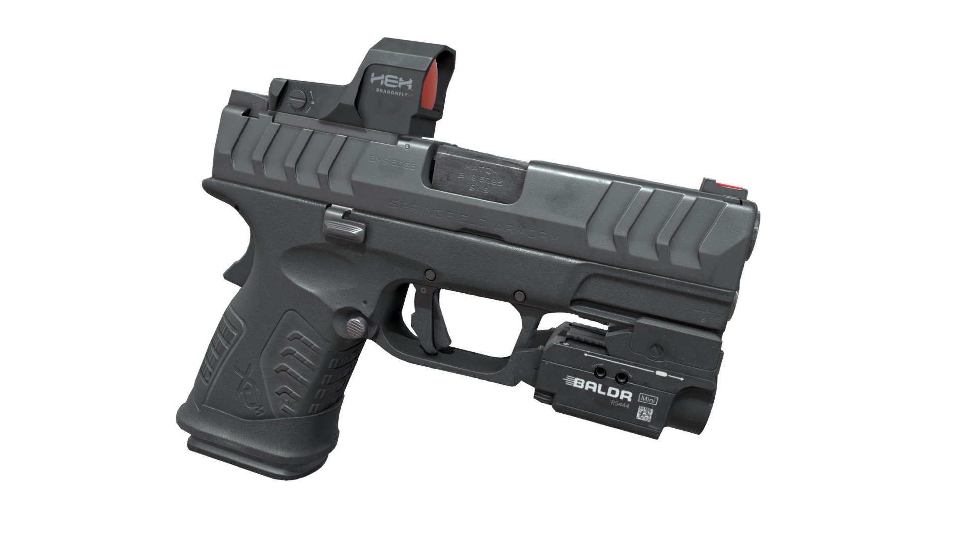 XD-M Elite 3.8 compact - 3D model by AnBui [d58d78e] - Sketchfab