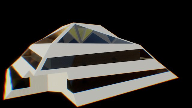 Pyramidic Villa 3D Model