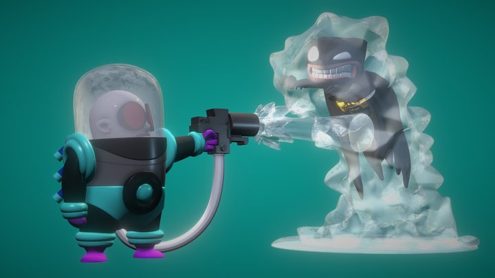 Skottie Young's Mr Freeze 3D render 3D Model