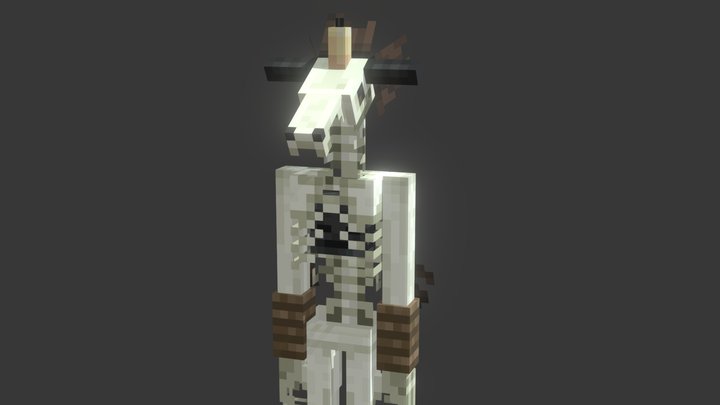 Minecraft - Wendigo | Undead Icon 3D Model