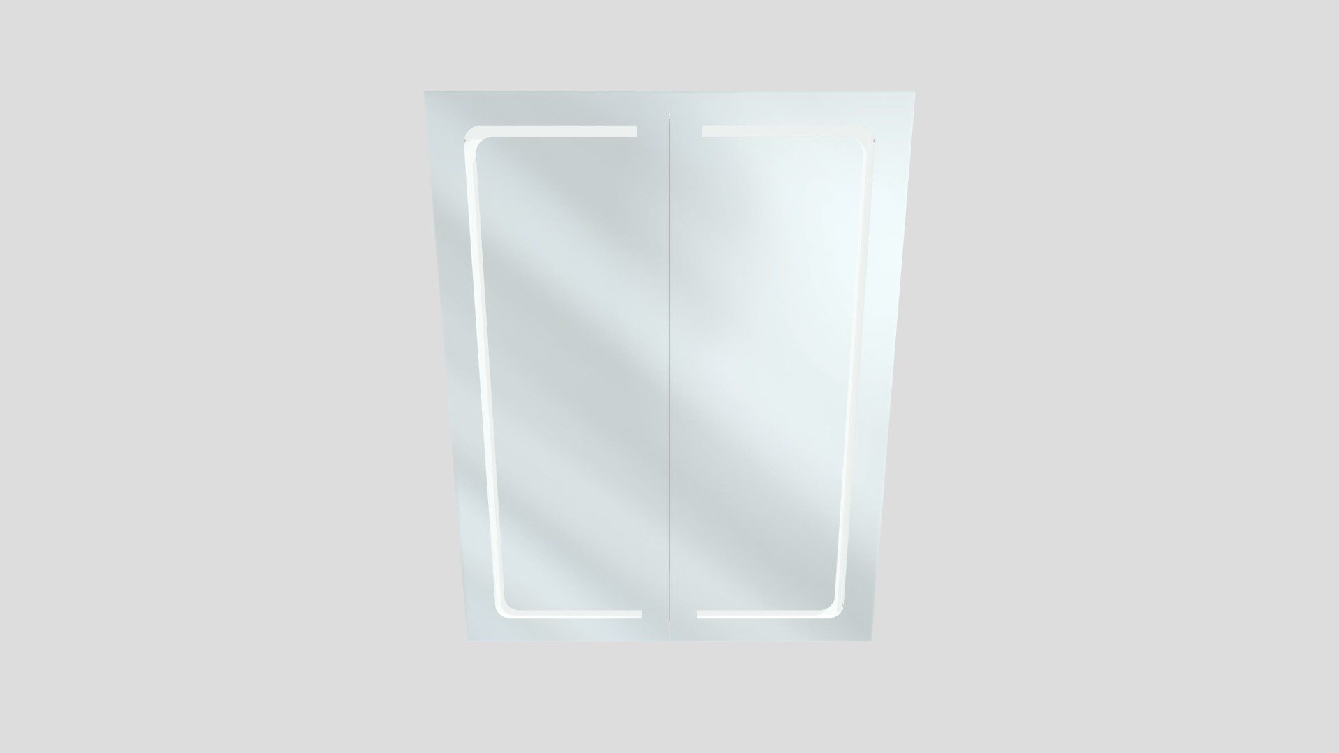 Cupboard mirror