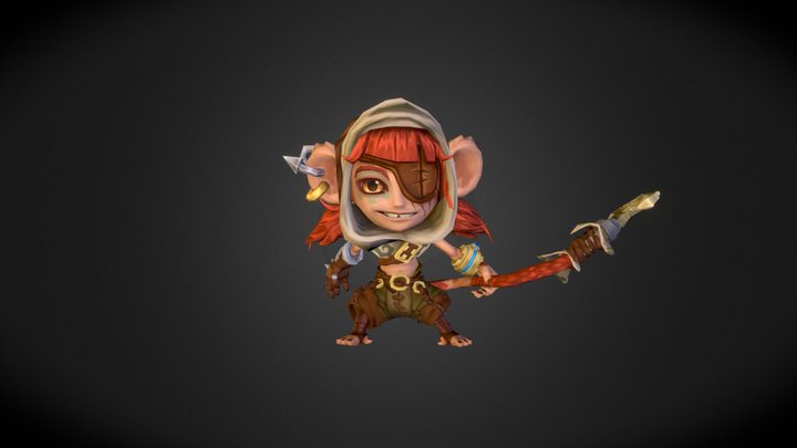 Abigail - League of Legends Fan Champion 3D Model