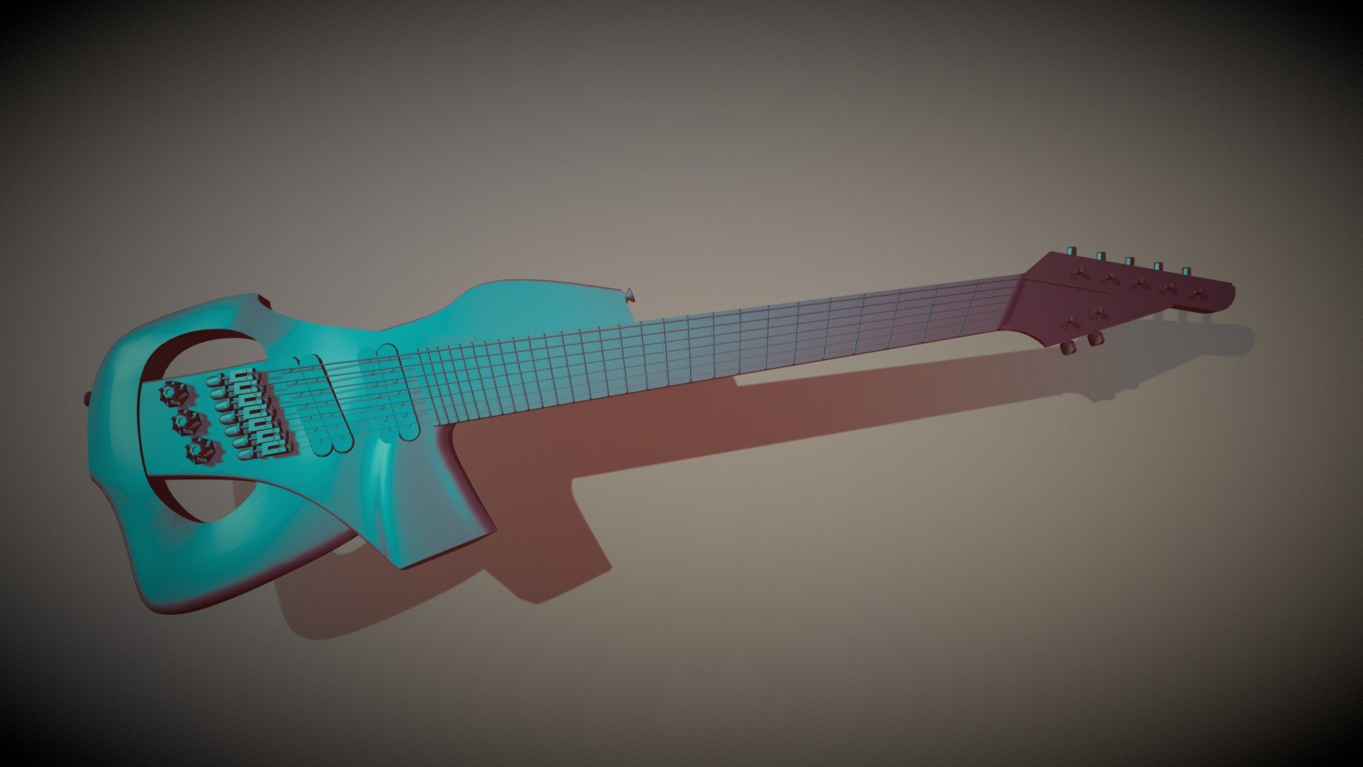 Marabunta 7 String Multiscale Baritone Guitar