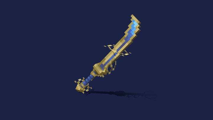 GoldSword 3D Model