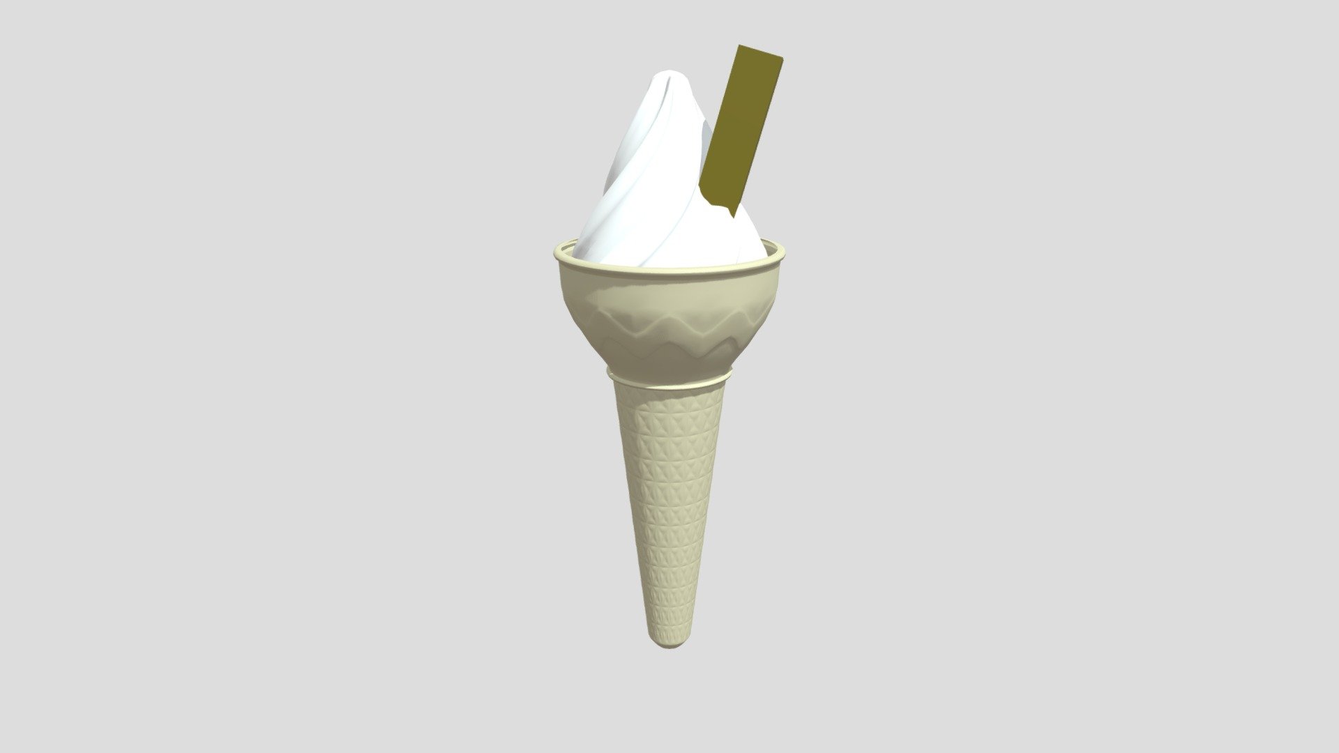 Ice cream yum - 3D model by Daniel Reichenberg (@DanielReichenberg ...