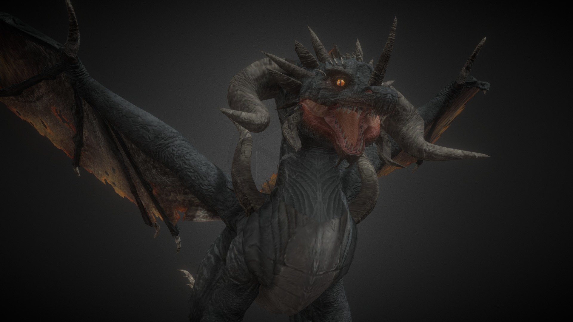 Dragón Definitivo Oscuridad - Buy Royalty Free 3d Model By Alex S 