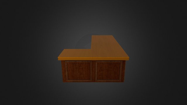 Ace Attorney: Bench 3D Model