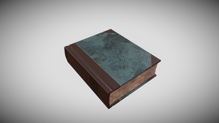 Closed Churchbook 3D Model
