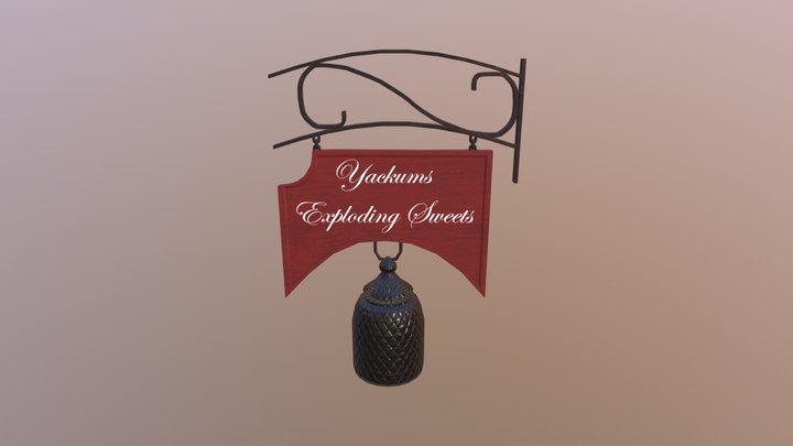 Hanging_Sign 3D Model