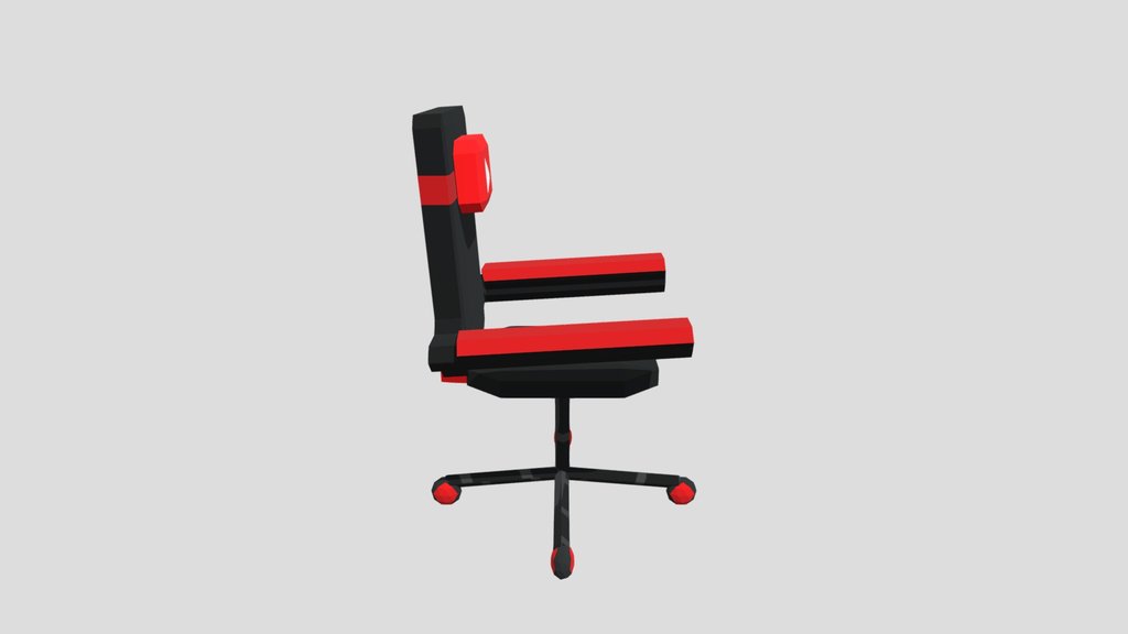 Gaming Chair (Low Poly YT Style)