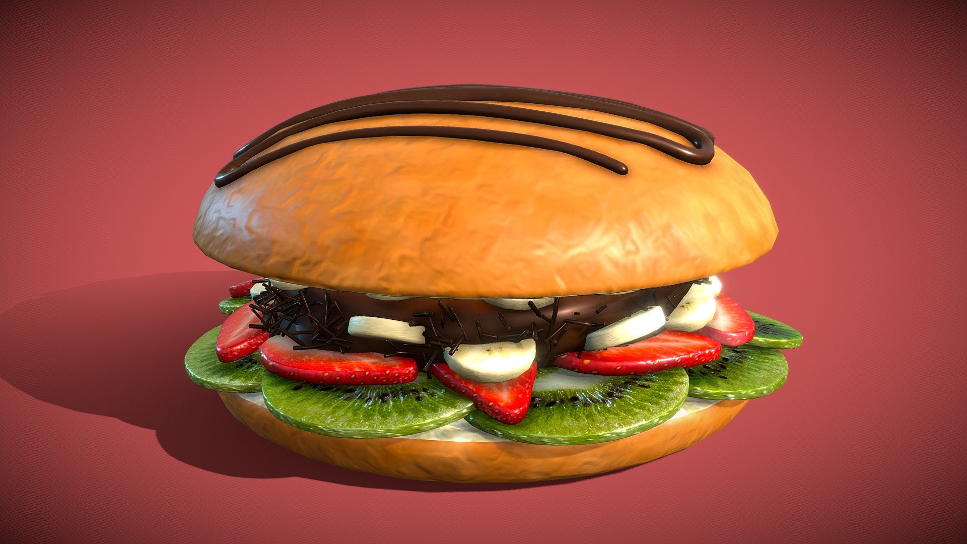 Sweet Sandwich 3D model by Rafael Rodrigues (RafaelBR873D) [d59acbc