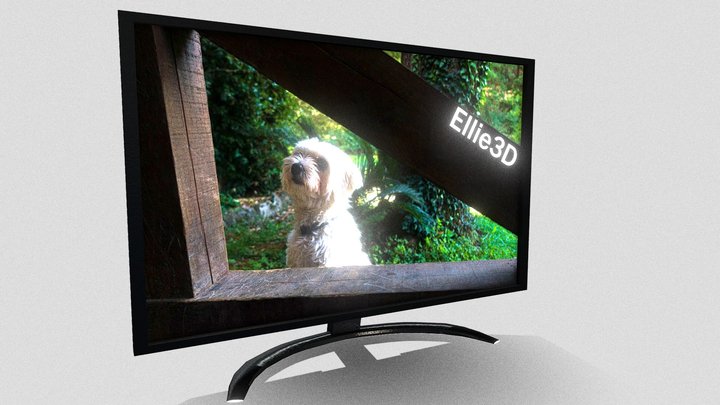 FlatScreen TV 3D Model