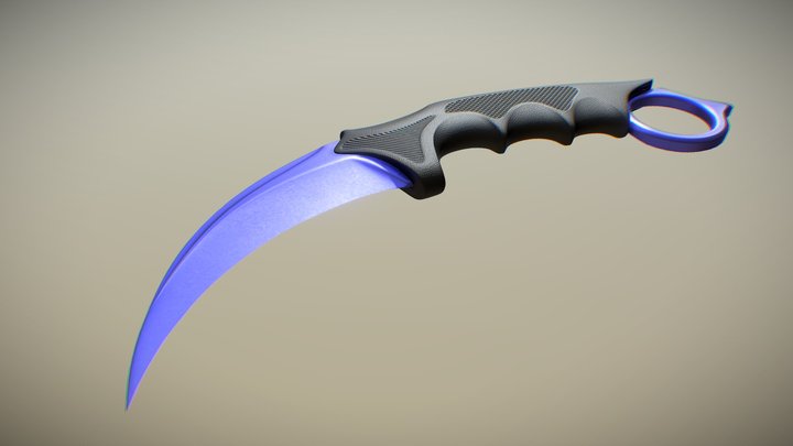Karambit Knife 3D Model