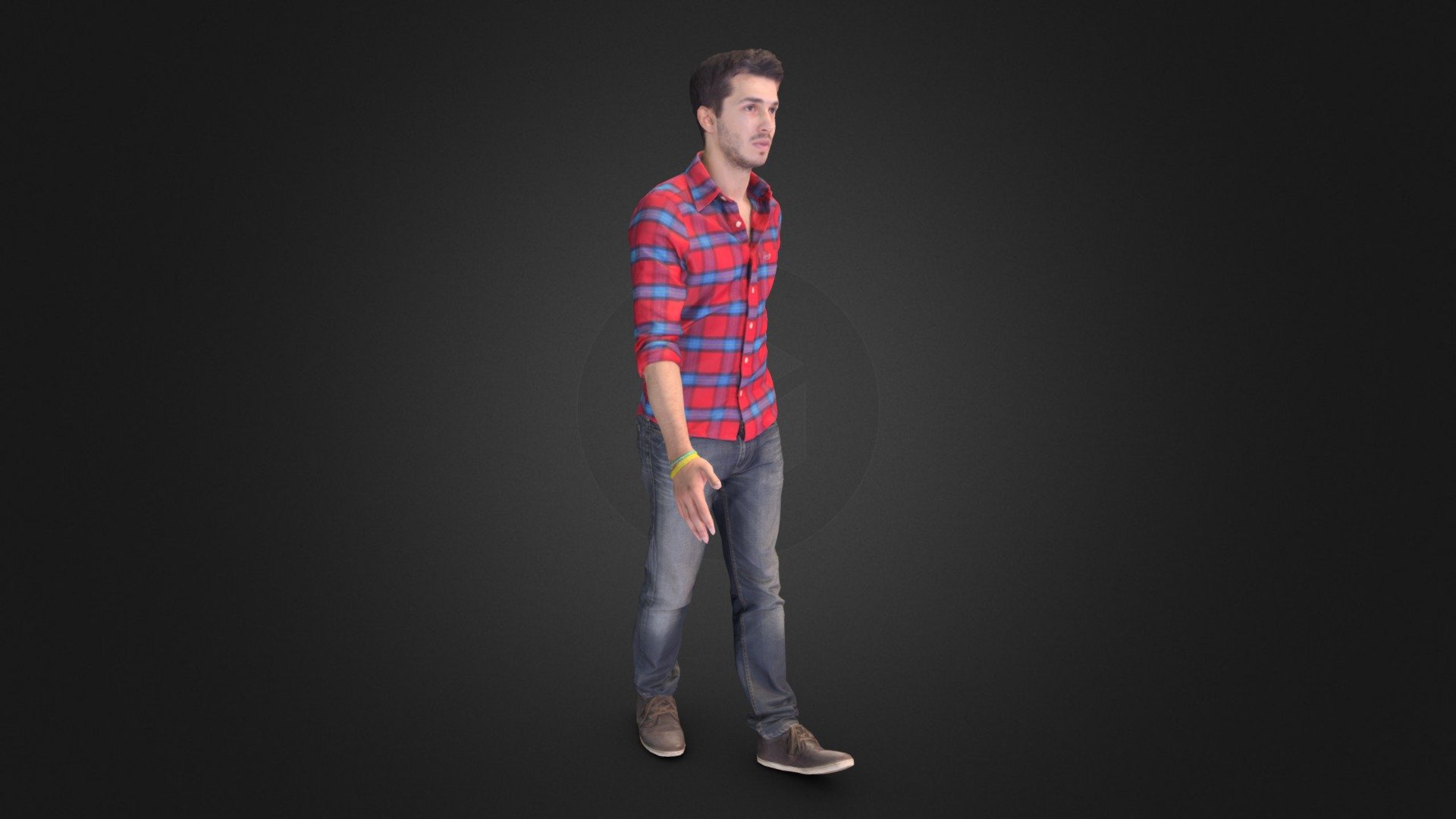 Teenage Boy School Uniform Walking Pose 3D Model - TurboSquid 1783591