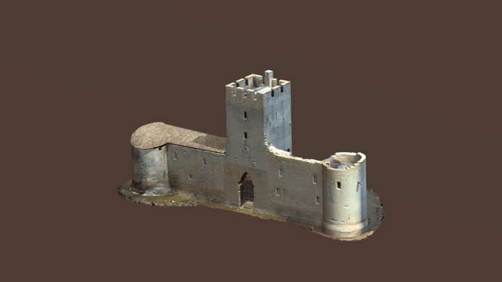 Modèle 3D Château de Gombervaux (Meuse - France) 3D Model