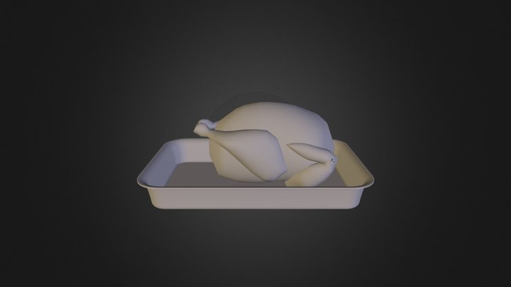 Pollo Su Teglia3 3D Model
