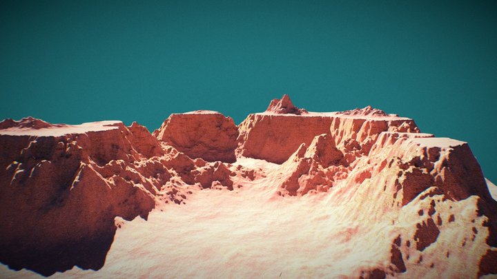 Diorama - Canyon 3D Model