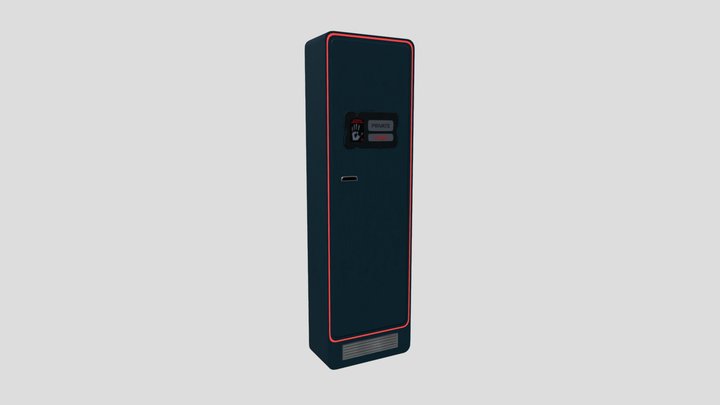 Locker SciFi Type vA 3D Model