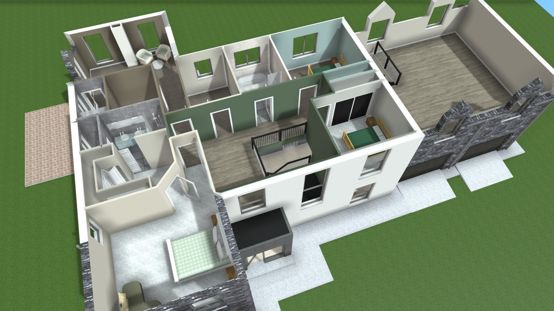 S. Bonner House - 2nd Floor Plan