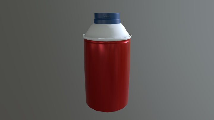 Polycount Challenge Week 1 - Outer Can 3D Model