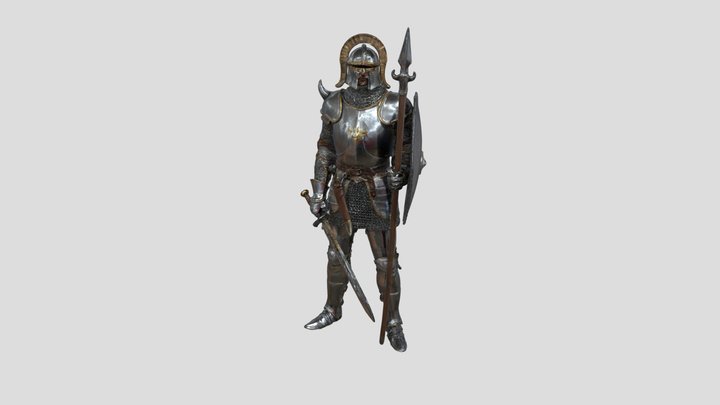 Armored Sentinel 3D Model