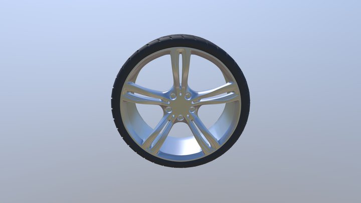 Car Tire 3D Model