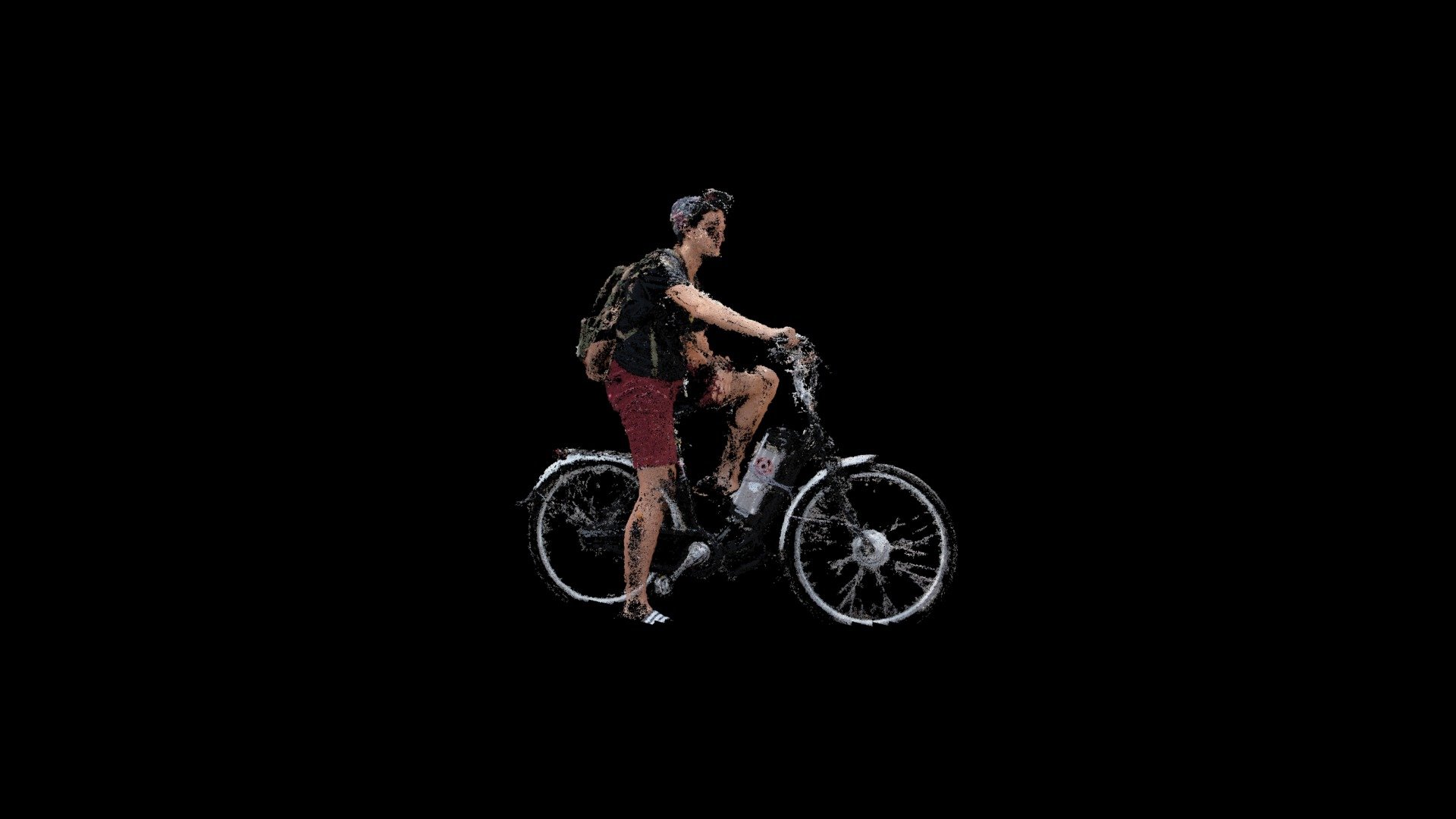 Guy on bike — Sketchfab embed 3D viewer