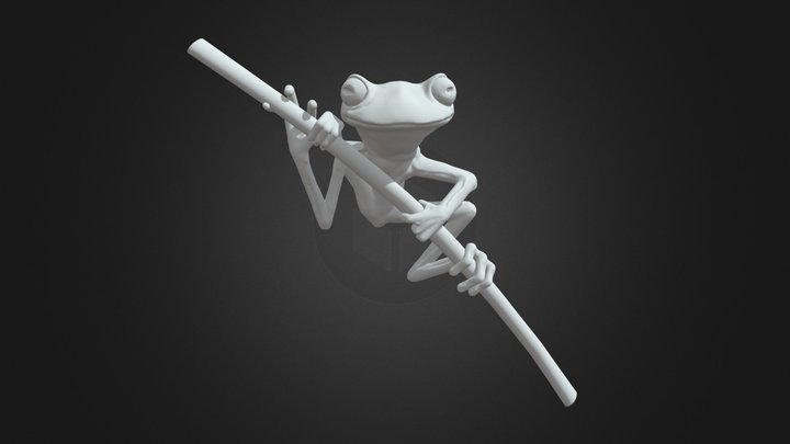 Frog Sculpt 3D Model