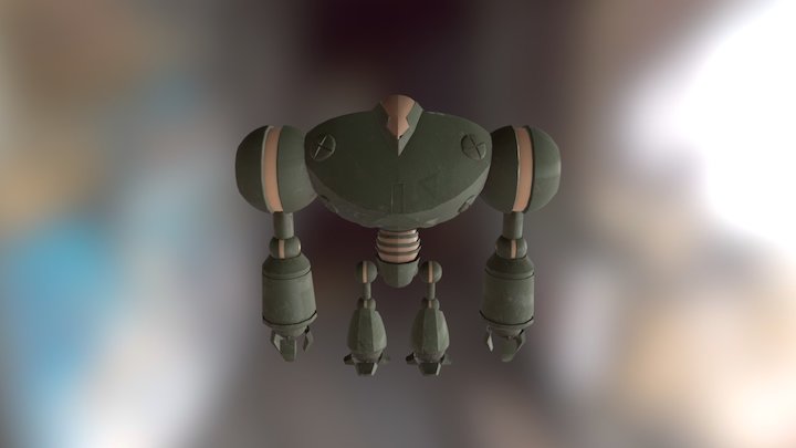 Robot 2 Textures 3D Model