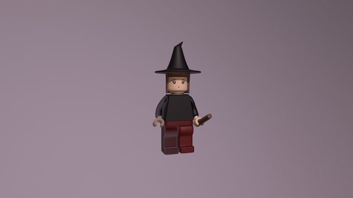 Legoman with textures 3D Model
