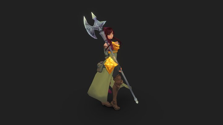 Daji - Noble Warrior 3D Model