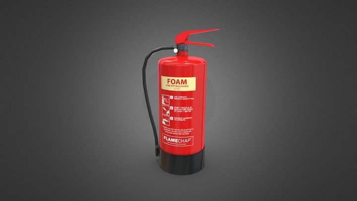 Modern Fire Extinguisher – Kostenloses 3D-Modell STL
