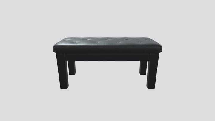 Piano Bench 3D Model