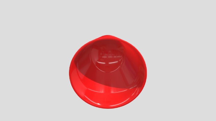 Simple red glass
