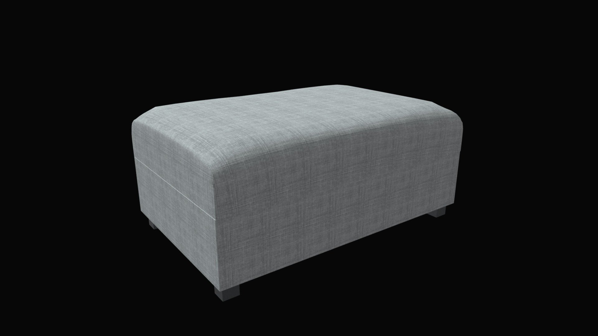 Upholstered footstool