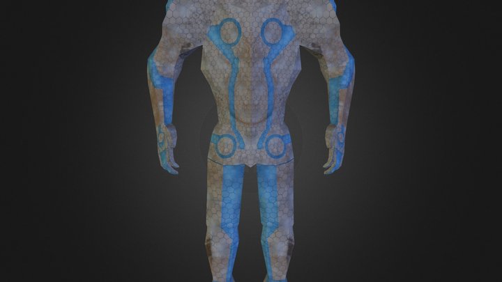 MegaByte Man 3D Model