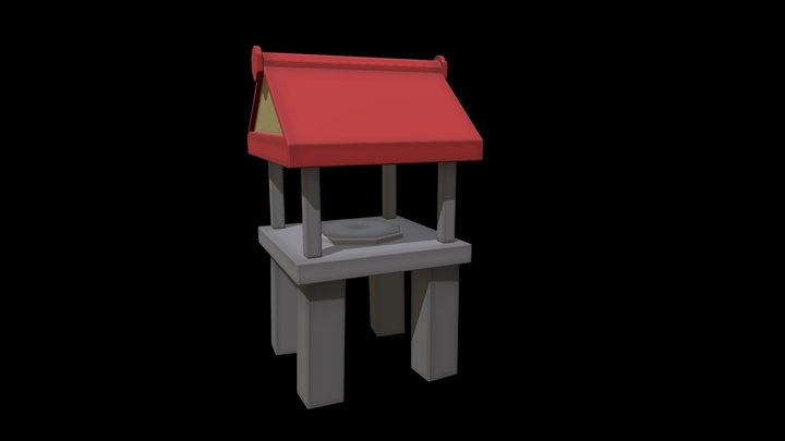 Shrine lantern 3D Model