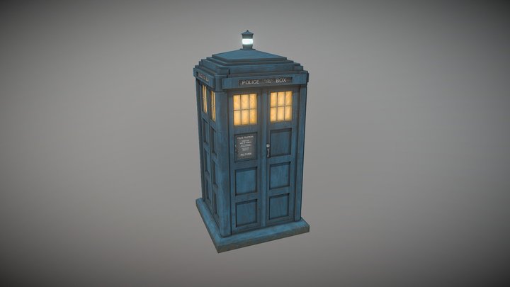 TARDIS | 13th Doctors Exterior 3D Model