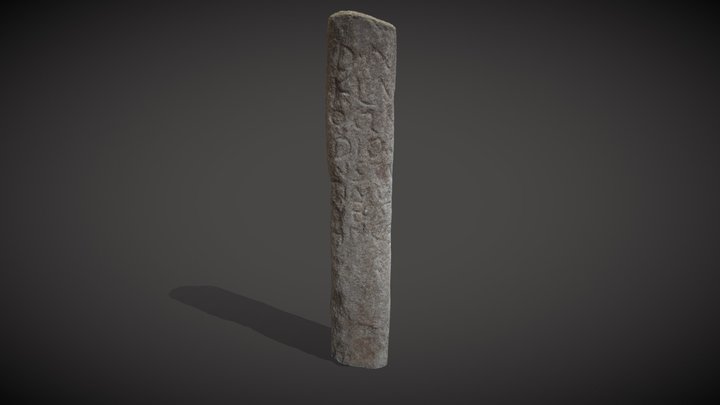 Hito Catastral/ An inscription of Constantine II 3D Model