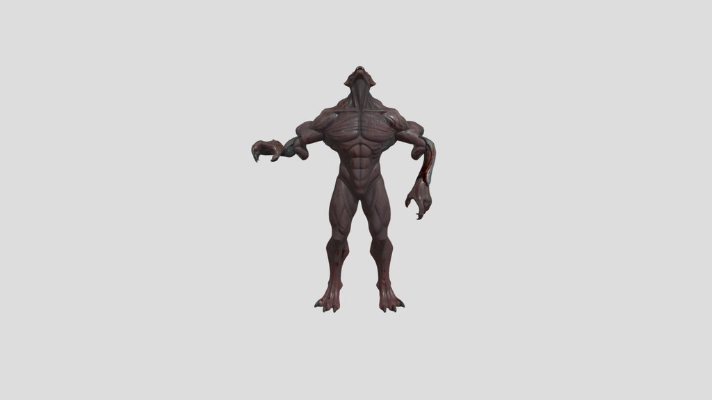 Vampire Bat Demon Rigged Animated