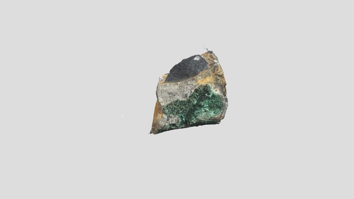 Malachite and dendrites 3D Model
