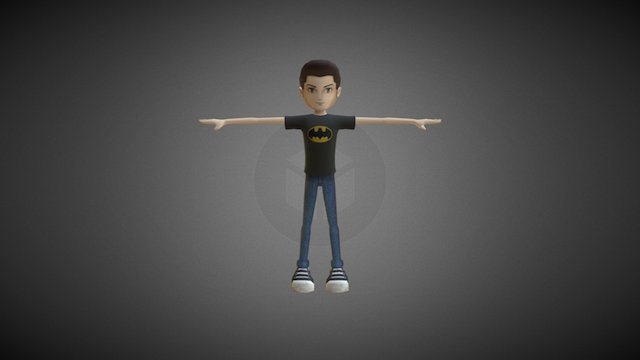 Low Poly Character For Game 3D Model