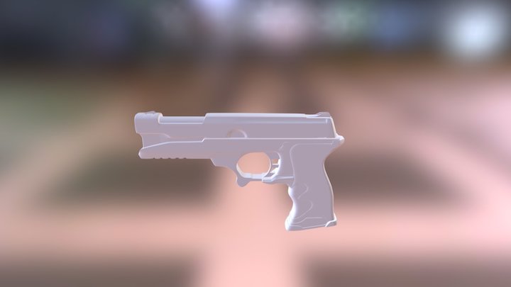 10mm Gun 3D Model
