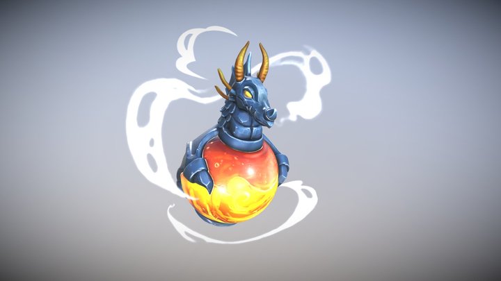Dragonfire Potion 3D Model