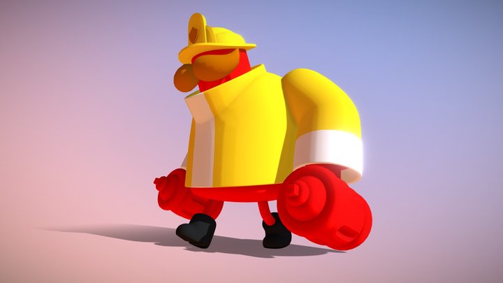 KurtIdor Walk 3D Model