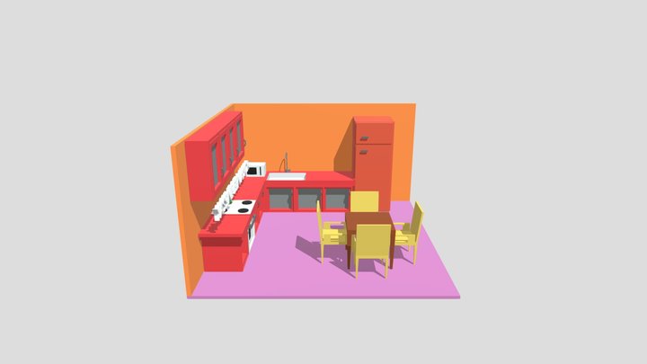 Kitchen 2022 3D Model