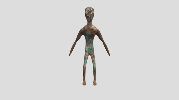 KNB137 Cyladic Character 3D Model