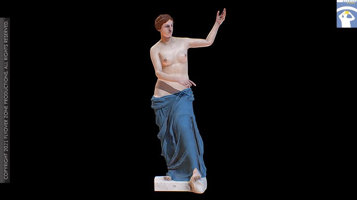 3D rendering of Aphrodite of Melos (restored)